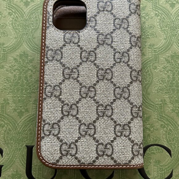 NWT GUCCI GG folio iPhone 15 Case wallet - Picture 2 of 8